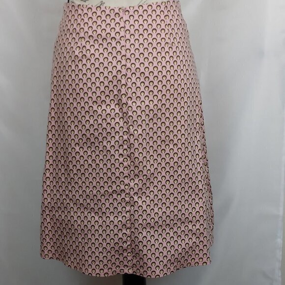 Vintage Pink Cotton Blend Stretch Skirt Made USA | Size S - Picture 5 of 8